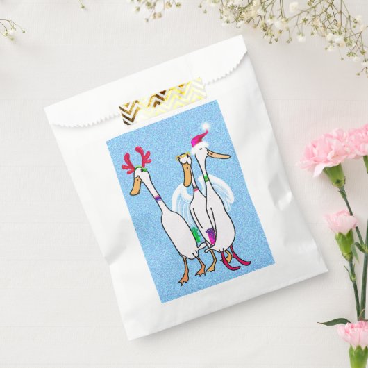 クリスマスの衣装のアヒル フェイバーバッグ (封をした状態)