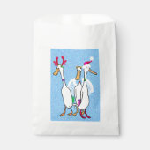 クリスマスの衣装のアヒル フェイバーバッグ (正面)