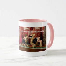 クリスマスの装飾がツートーン悪くなるとき襲って下さい マグカップ