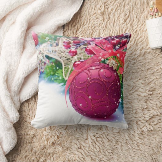 クリスマスの装飾の二重枕 クッション (ブランケット)