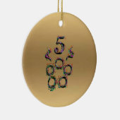 クリスマスの装飾の第5及び第6日 セラミックオーナメント (右)