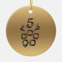 クリスマスの装飾の第5及び第6日 セラミックオーナメント