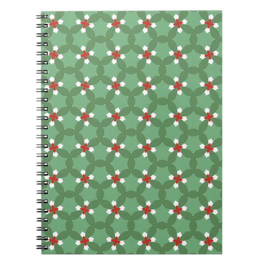 クリスマスの装飾クッション ノートブック (正面)