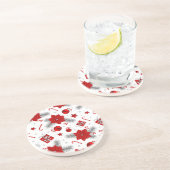 クリスマスの装飾パターン コースター (側面)