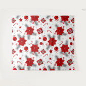 クリスマスの装飾パターン タペストリー (正面(横))