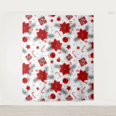 クリスマスの装飾パターン タペストリー (正面)