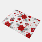 クリスマスの装飾パターン ドアマット (アングル)