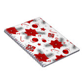 クリスマスの装飾パターン ノートブック (右側)