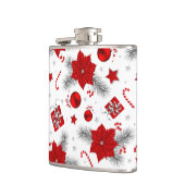 クリスマスの装飾パターン フラスク (左)