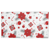 クリスマスの装飾パターン 枕カバー (正面左)