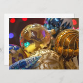 クリスマスの装飾品 シーズンカード (正面/裏面)