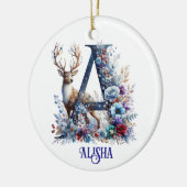 クリスマスの装飾品 セラミックオーナメント (左)