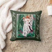 クリスマスの装飾用クッションの天使 クッション (ブランケット)