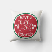 クリスマスの装飾用クッションを持すてきっている クッション (裏面)