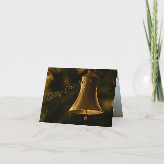 クリスマスの装飾用ベル カード (正面)