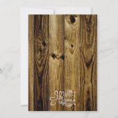 クリスマスの装飾的なタイポグラフィ木Groupon シーズンカード (裏面)