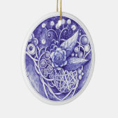 クリスマスの装飾1 セラミックオーナメント (右)