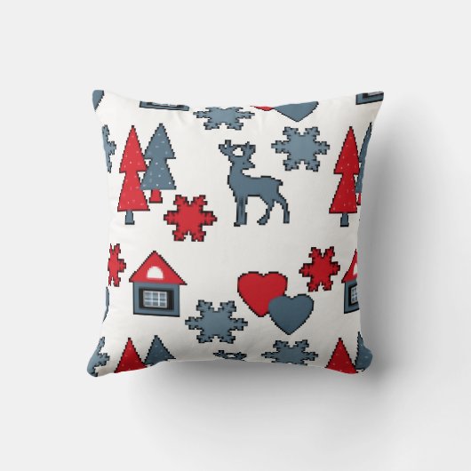 クリスマスの装飾 クッション (裏面)