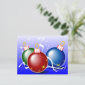 クリスマスの装飾 シーズンポストカード (スタンド正面)