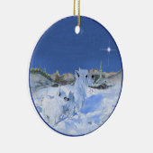 クリスマスの装飾 セラミックオーナメント (右)