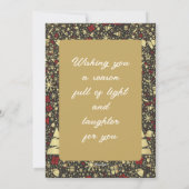 クリスマスの装飾 フォトフレーム ホリデー カード (裏面)