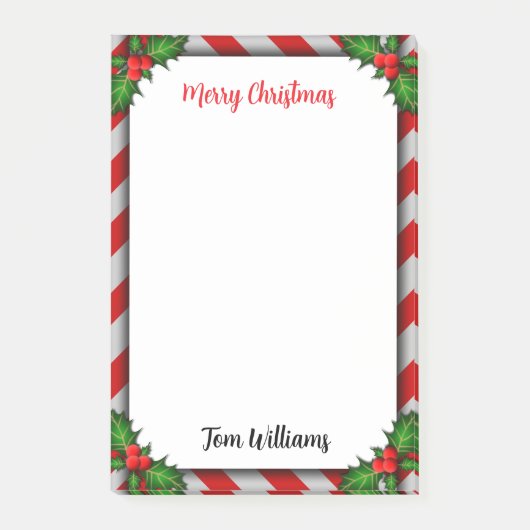 クリスマスの装飾 ポストイット (正面)