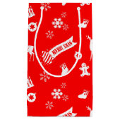 クリスマスの要素 スモールペーパーバッグ (正面)