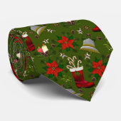クリスマスの要素 ネクタイ (ロール)