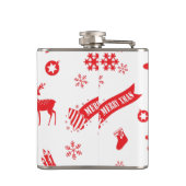 クリスマスの要素 フラスク (裏面)