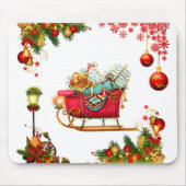 クリスマスの要素 マウスパッド (正面)