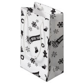 クリスマスの要素 – 厳粛 スモールペーパーバッグ (正面アングル)