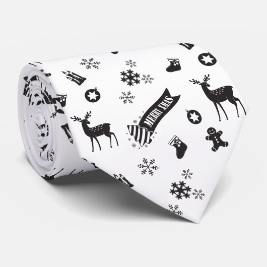 クリスマスの要素 – 厳粛 ネクタイ (ロール)