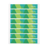 クリスマスの覆いの住所シール ラップアラウンドラベル (シート)