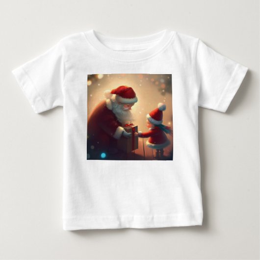 クリスマスの親切心2 ベビーTシャツ (正面)