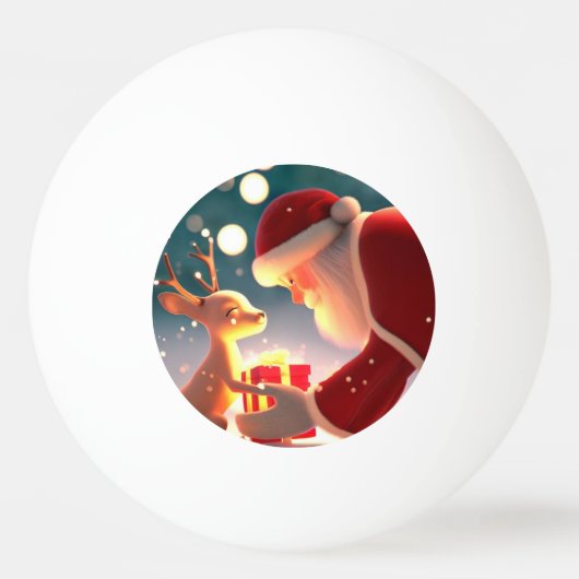 クリスマスの親切心(1) 卓球ボール (正面)
