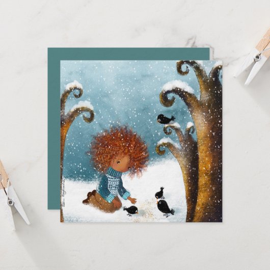 クリスマスの親切 (正面/裏面インサイチュ)