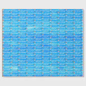 クリスマスの言葉の芸術に触れてほしい ラッピングペーパー (フラット)