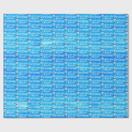 クリスマスの言葉の芸術に触れてほしい ラッピングペーパー (フラット)