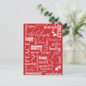 クリスマスの言葉 シーズンポストカード (スタンド正面)