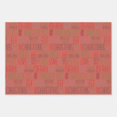 クリスマスの言葉 ラッピングペーパーシート (正面3)