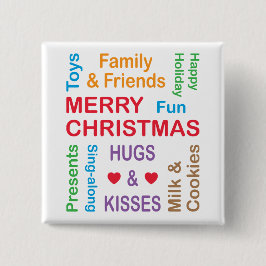 クリスマスの言葉 缶バッジ