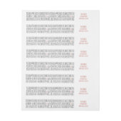 クリスマスの言葉 – Holidayzfordayz ラップアラウンドラベル (シート)