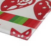 クリスマスの記号 カッティングボード (角)