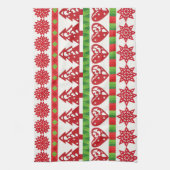 クリスマスの記号 キッチンタオル (縦)