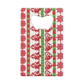 クリスマスの記号 クレジットカード栓抜き (裏面)