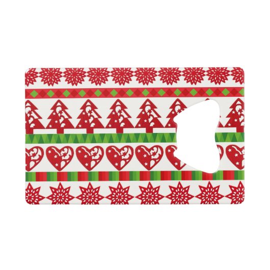 クリスマスの記号 クレジットカード栓抜き (裏面横)