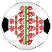 クリスマスの記号 サッカーボール (回転)