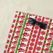 クリスマスの記号 ビーチタオル (インサイチュ)