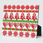 クリスマスの記号 フォトプラーク (側面)