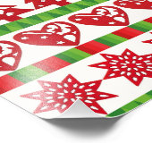 クリスマスの記号 フォトプリント            (角)